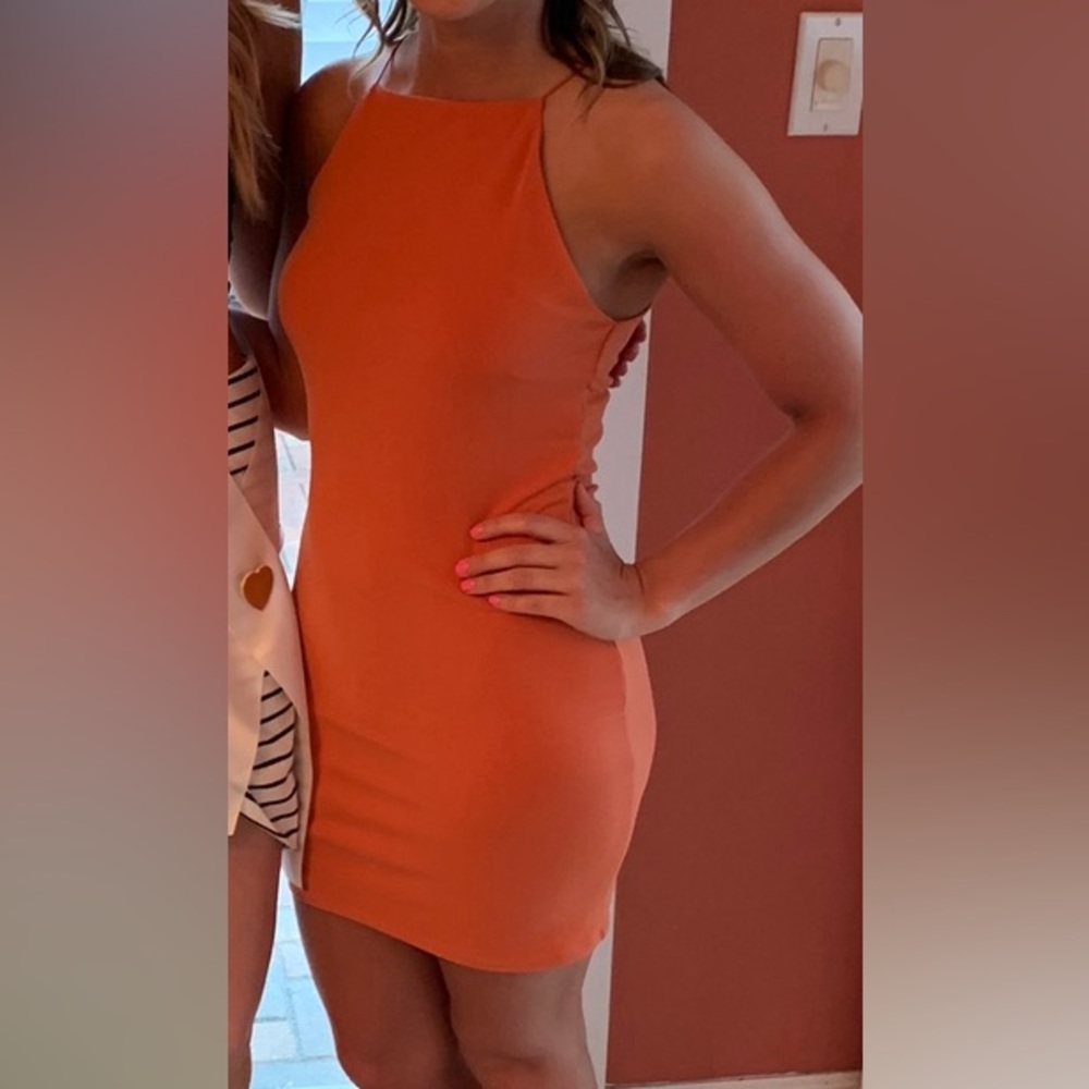 Orange forever 21 dress
